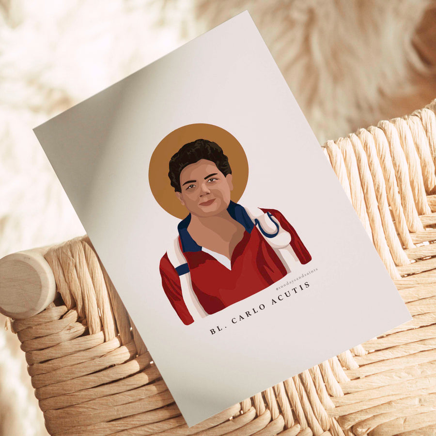 Bl Carlo Acutis Print (Customisable)