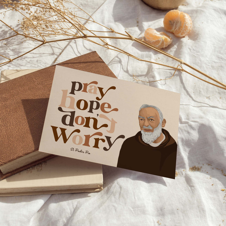 Padre Pio Postcard